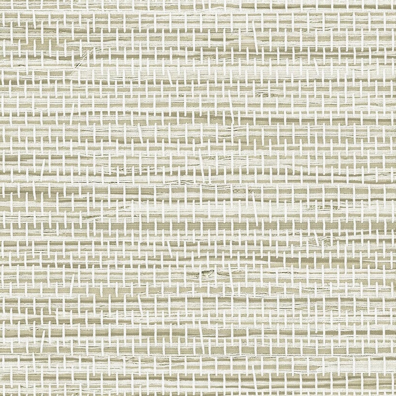 JiffDiff Grasscloth Wallpaper Peel and Stick,17.3"x472" Cream Grassweave Stick on Wallpaper Textured Self Adhesive Wallpaper Contact Paper - Image 1
